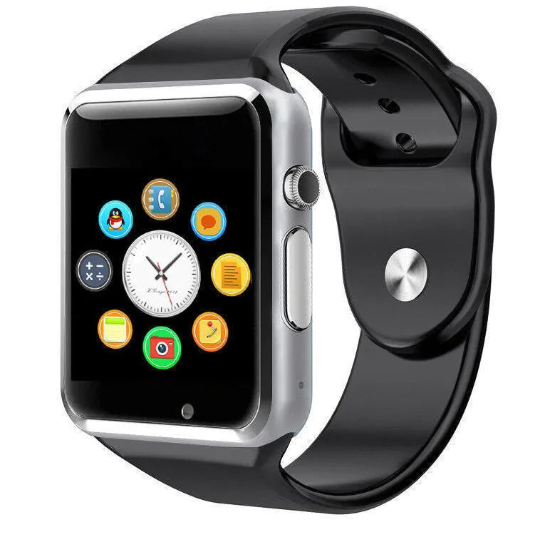 A1 smart watch with 1.54-inch screen and camera for Android with GSM SIM support