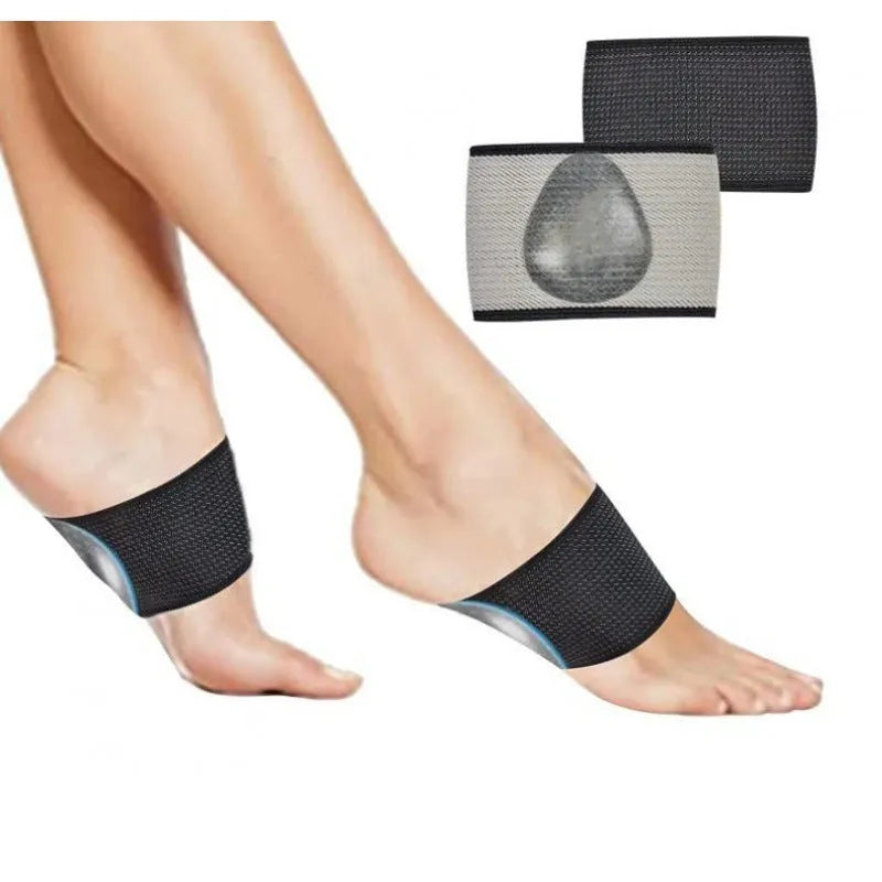 PU elastic foot bandage for arch support, shown in Ordinary Style and Full Heart Style designs.