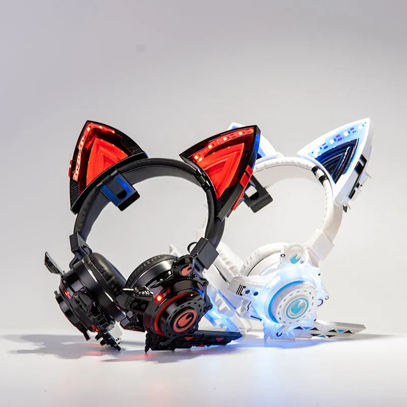 Black luminous headphone hairpin clip for gaming headset accessory