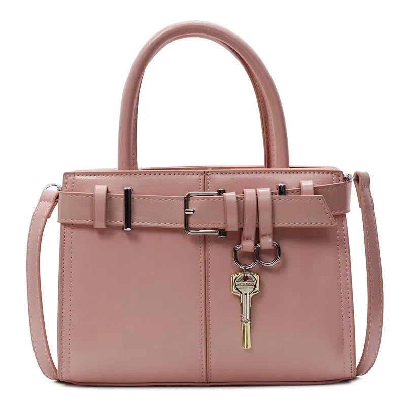 Women's large-capacity crossbody bag in PU, horizontal rectangle shape, 23x9x17cm, available in seven colours