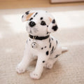 Simulation plush husky puppy doll lying posture, 25cm, soft toy for Children's Day gift