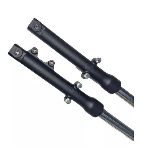 Motorcycle front shock absorber pair for Vento Tornado and Storm 250, 50 cm length, 13 cm width, 5 cm depth, default colour