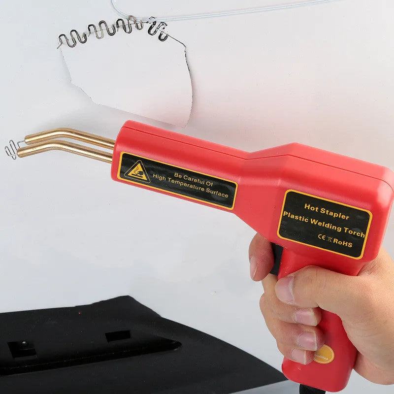 CR-307 plastic welding gun for car bumper repairs with LED light and power cord
