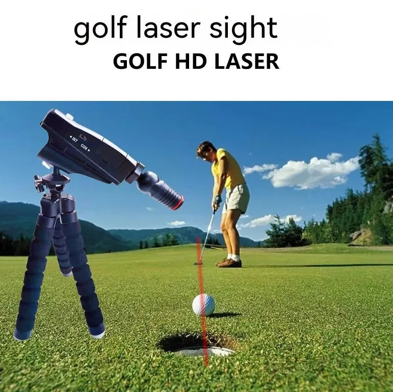 Golf putter laser aiming instrument with four style configuration options