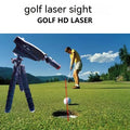 Golf putter laser aiming instrument with four style configuration options