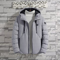 11-zone USB carbon fibre heating jacket in military green with dual-control panel, cotton leisure style, front view