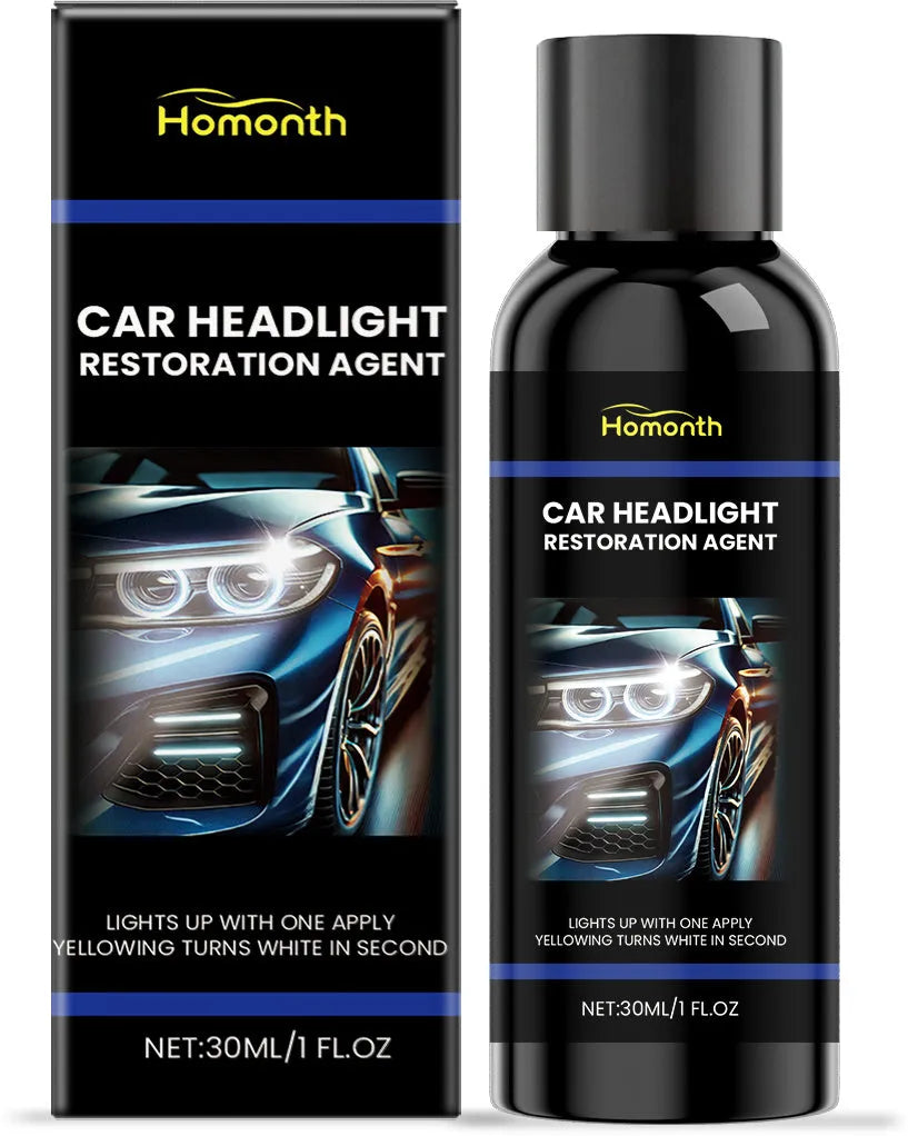 30ml car headlight restoration agent bottle with solvent formula for clear lenses