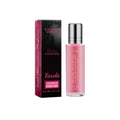 Small 15ml bottle of rose light perfume with moisturising body care kit packaging