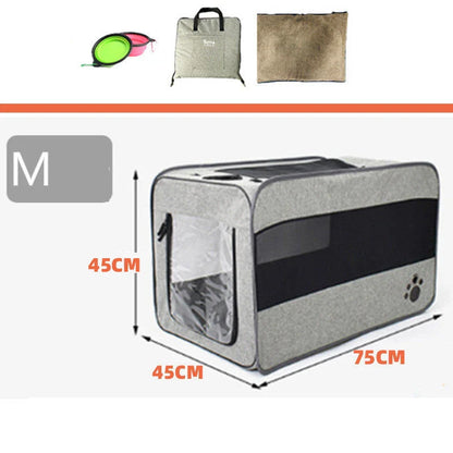 Plush pet travel carrier in various colors with safety features like seatbelt straps and a removable, washable pad