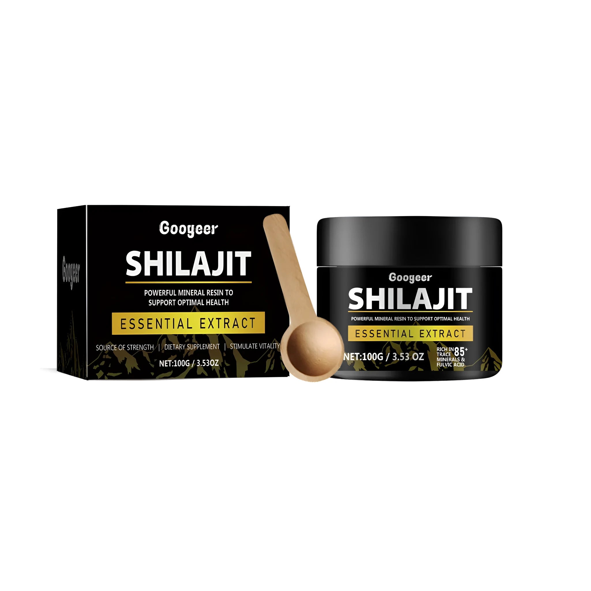 100g body health care kit with energy supplement cream container