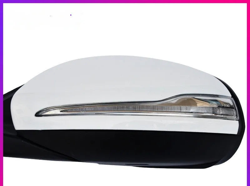 Mercedes-Benz W205 C-Class rearview mirror assembly replacement part in ABS plastic.