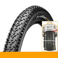Mountain bike outer tyre showing tread pattern, available in 26, 27.5 and 29 inch sizes with black or skinwall sidewalls.