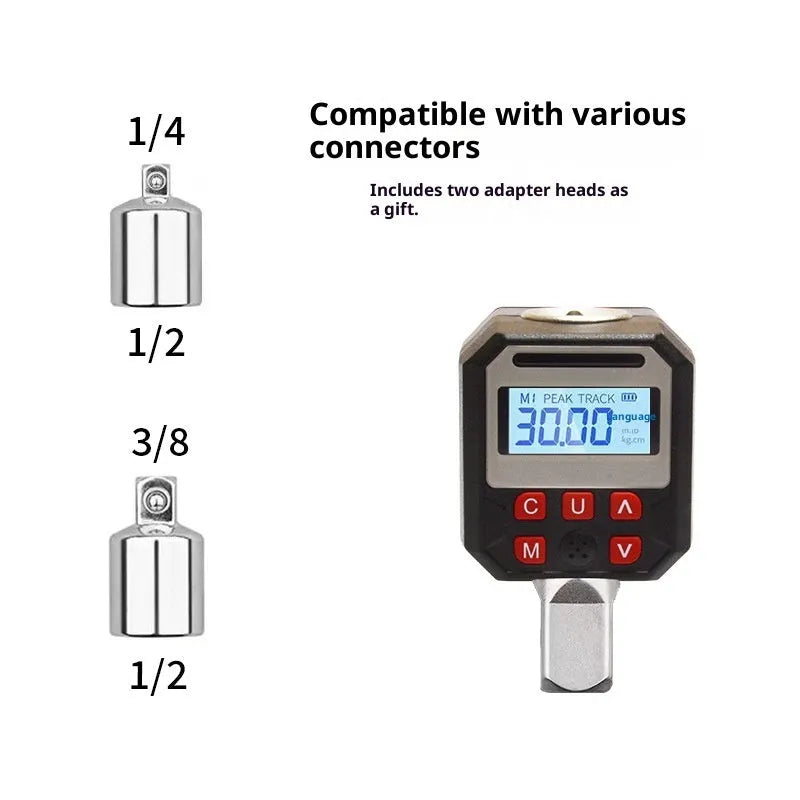 Digital torque meter high precision torque tester 17-340 Nm 6-piece set