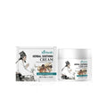 50g jar of herbal soothing cream with ginseng and mint extracts on a white surface
