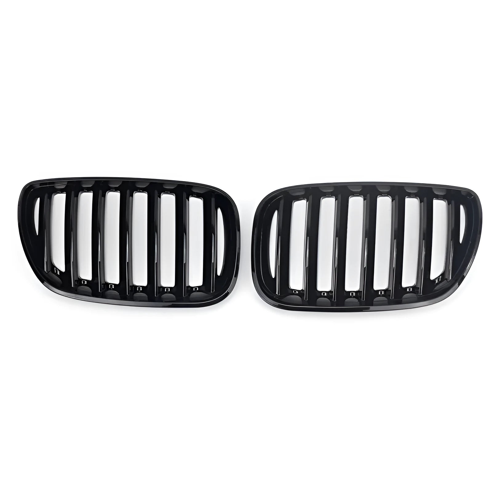 Bright black medium mesh grilles for BMW X5 E53 204 middle positions