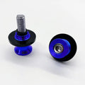 Aluminium alloy CNC frame screw for motorbike parking lift in 6mm 8mm 10mm sizes and blue red black silver gold colours