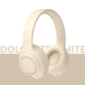 DR58 Bluetooth wireless headset with noise cancellation in black, white, or pink colour options
