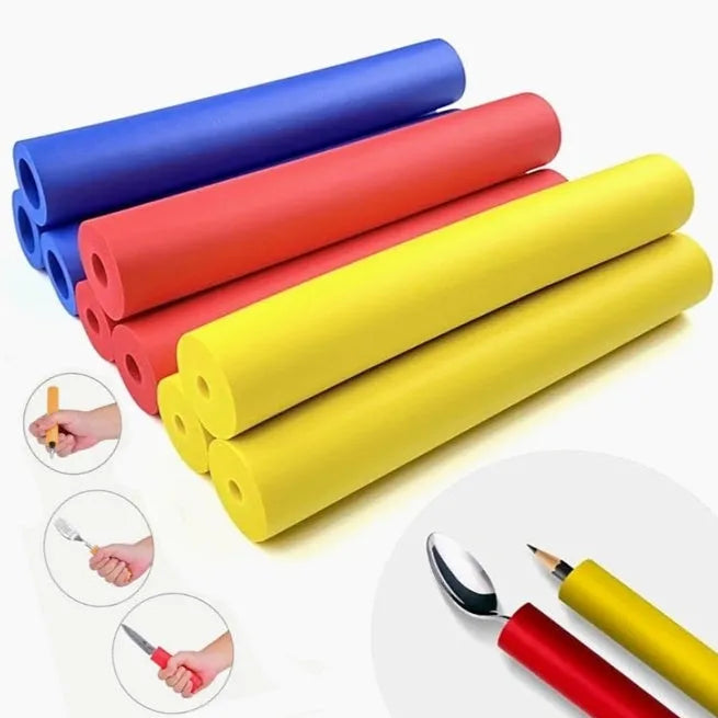 Rubber auxiliary grip hose for tableware handles with 10mm or 18mm inner diameter