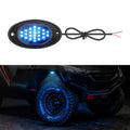 12V car LED chassis ambience light in ABS, 1pc set, available in blue, ice blue, pink purple, red or white