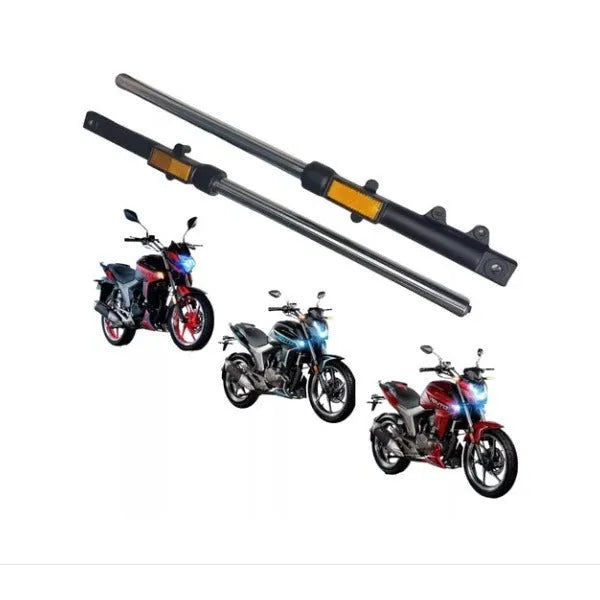 Motorcycle front shock absorber pair for Vento Tornado and Storm 250, 50 cm length, 13 cm width, 5 cm depth, default colour
