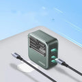 100W gallium nitride multi-port USB charger with compact dimensions