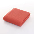 Pure cotton jacquard bath towel 70x140cm in beige, red, grey, or brown for bath and beach use