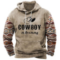 Men's 3D digitally printed hooded pocket sweatshirt in polyester fibre, long sleeves, front pocket, multiple colour options.
