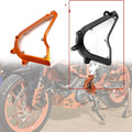 Black or orange KTM motorcycle chain cover for Duke 250 and 390 models