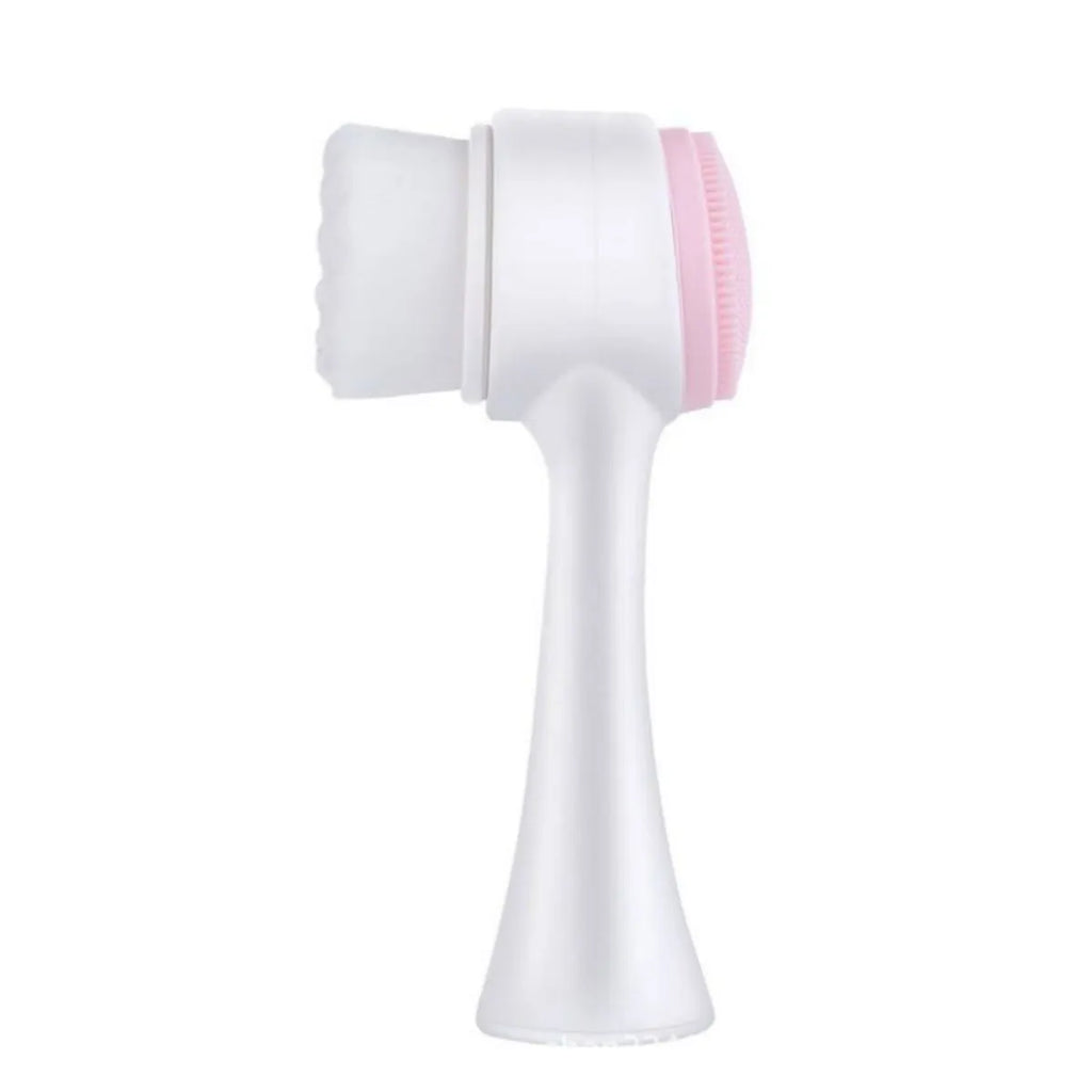 Blue pet paw brush with nylon bristles for gentle grooming of dog and cat paws