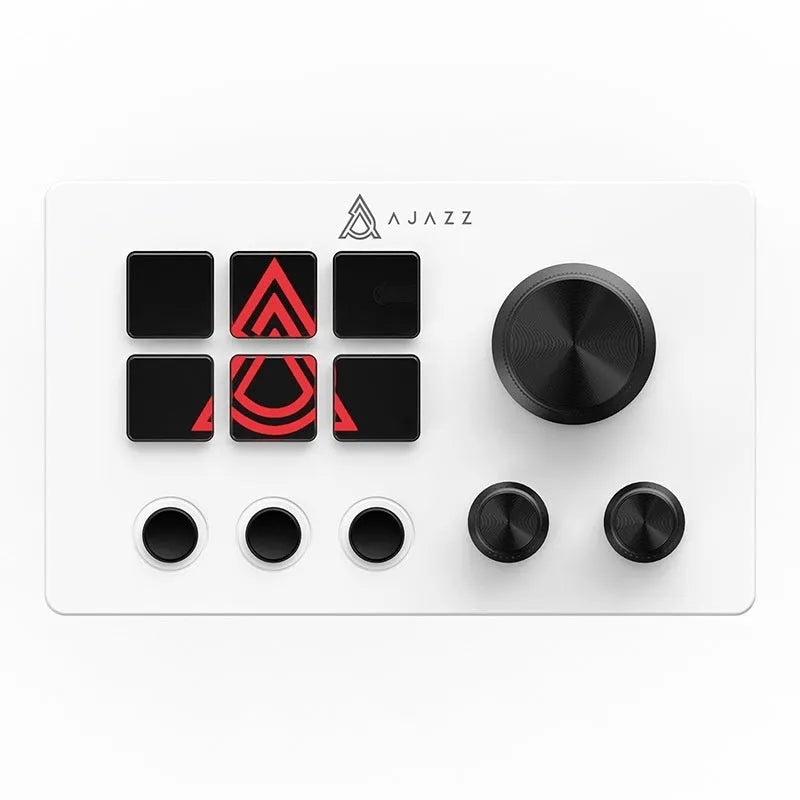 Wired ABS gaming keyboard with live assistant and volume control buttons, black, compact size