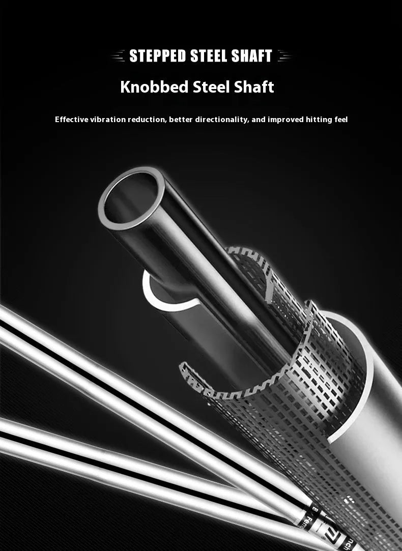 PGM golf sand wedge with stainless steel head and shaft, available in 52 or 56 degree loft.