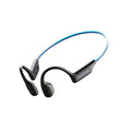 Classic Black sports neck hanging waterproof bone conduction Bluetooth earphones on running trail