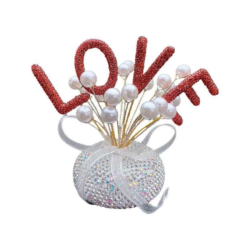 Clay diamond star car centre console decoration ornament in multiple colour patterns