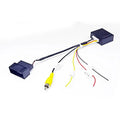 Black car camera conversion box with pure copper construction for Volkswagen Skoda MIB platform