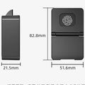 F079 punch-free invisible drawer lock with key and card.