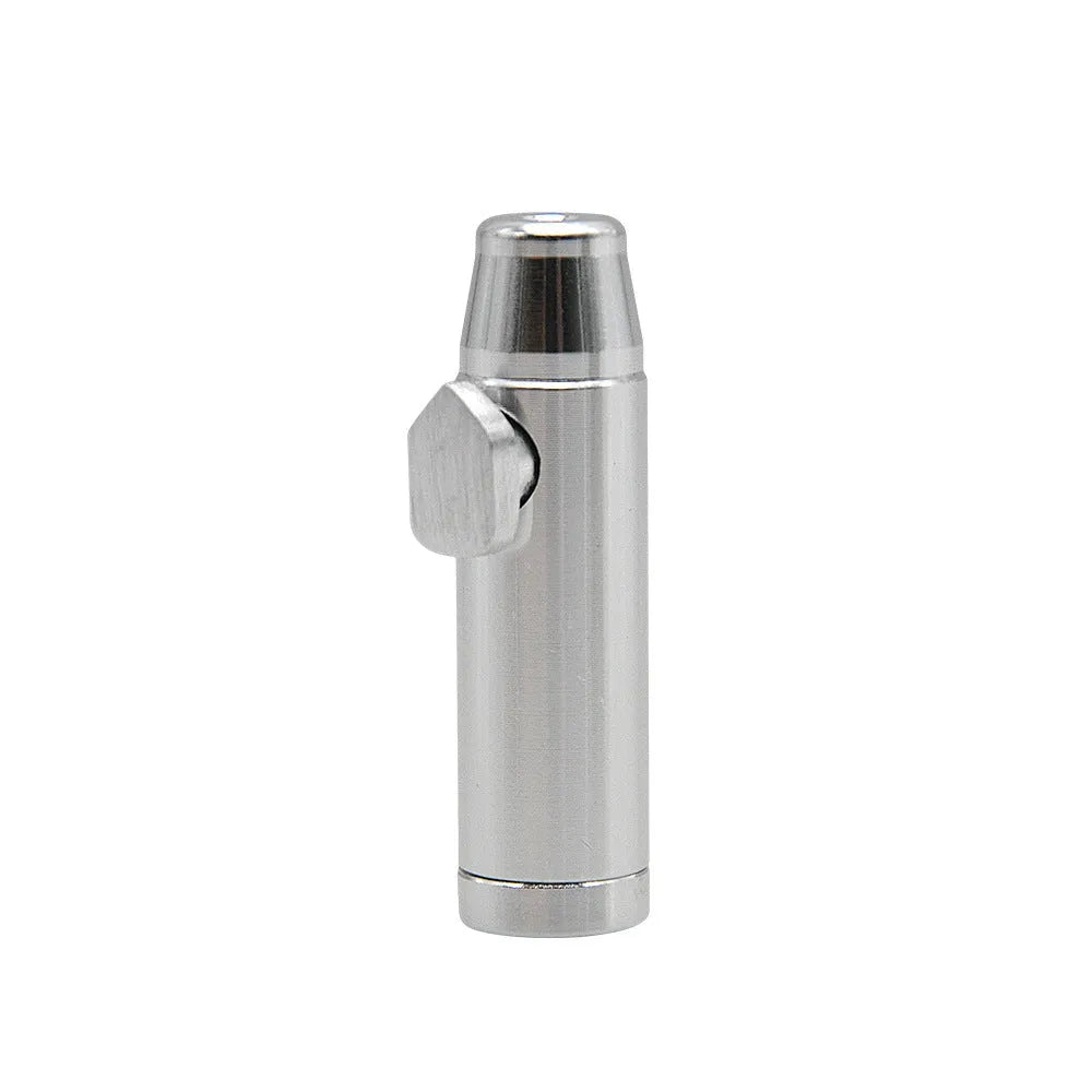 Aluminum cigarette holder metal pipe with flat head design in seven colour options