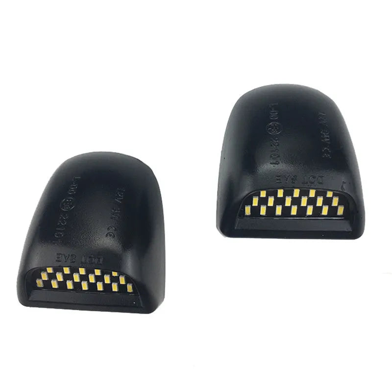 Black license plate light for Chevrolet Silverado SUV trailer van replacement part