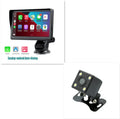 7 inch portable car smart display with retractable bracket showing wireless CarPlay interface on screen