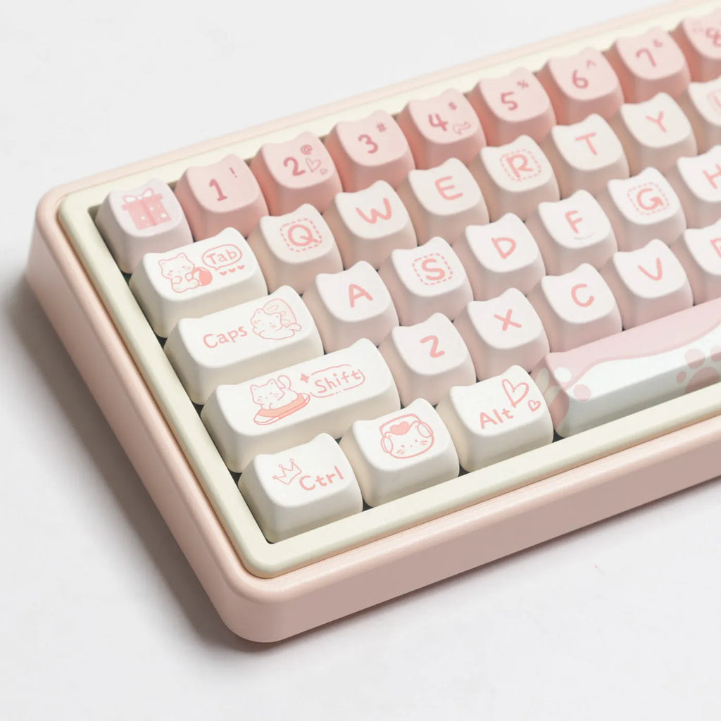 Full set PBT sublimation key caps for mechanical keyboard with over 98 keys