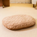 Warm thick sponge cat nest in gray velvet with removable washable cover, available in multiple sizes for small to large cats