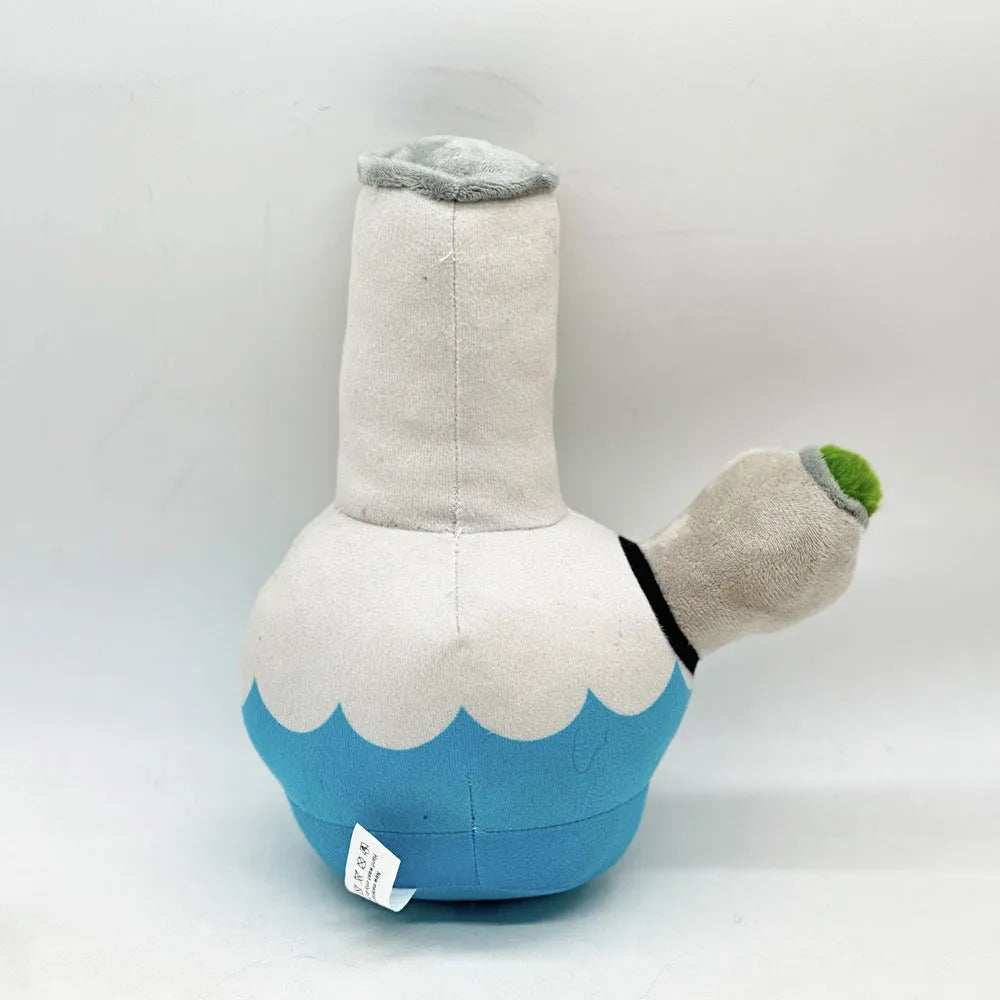 24cm plush dog toy with printed picture designs for biting-resistant play