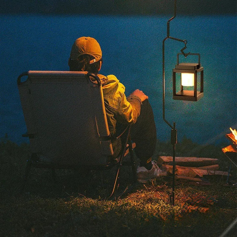 Outdoor USB handheld ambient lantern, IP55, 135 x 180mm, black cover or white shell, 5-10W