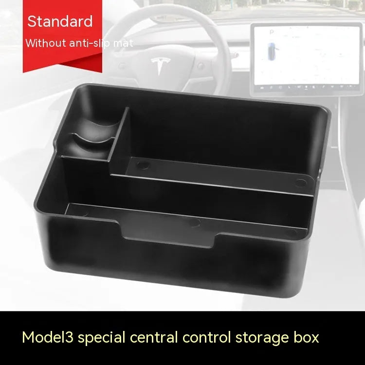 Tesla centre armrest storage box retrofit kit for Model 3, Model X and Model S interior organisation