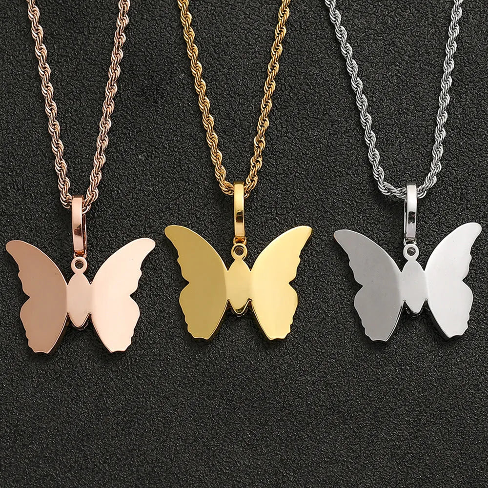 Electroplated gold plated solid copper twist chain necklace 60cm with white zirconia stones