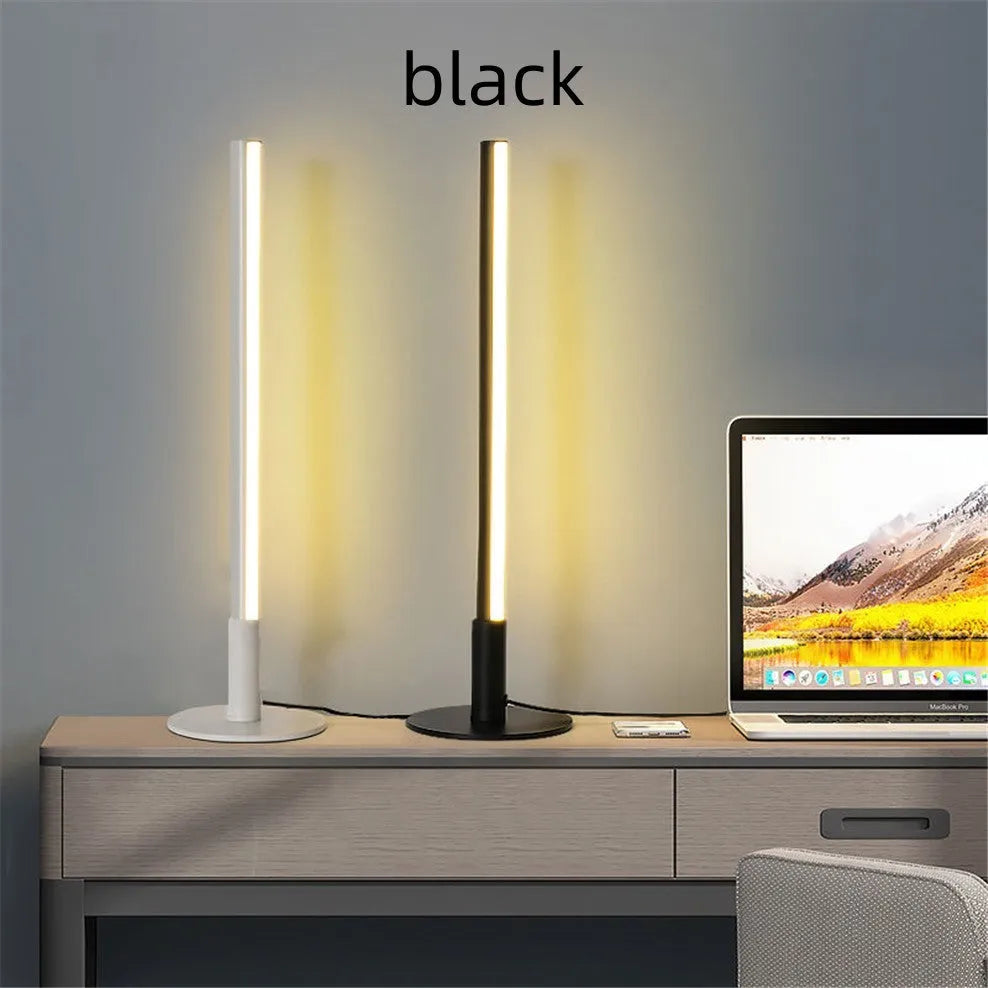 Retro decorative aluminium alloy atmosphere lamp with warm light and RGB colour modes