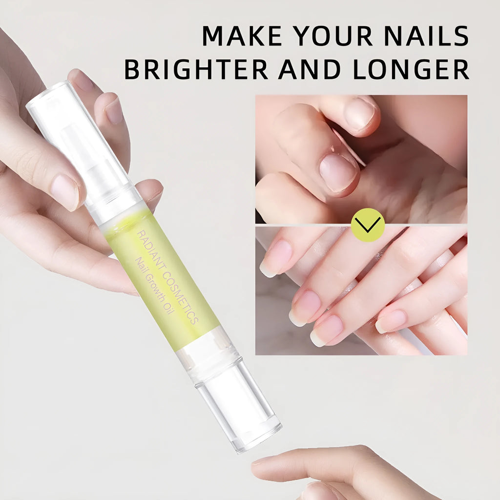 3ml bottle of nail growth treatment oil with moisturising formula