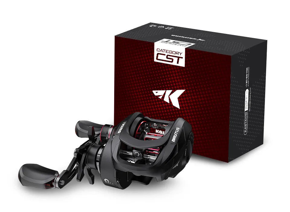 Fishing reel with drip wheel design and rocking wheel line mechanism, left or right hand wheel option