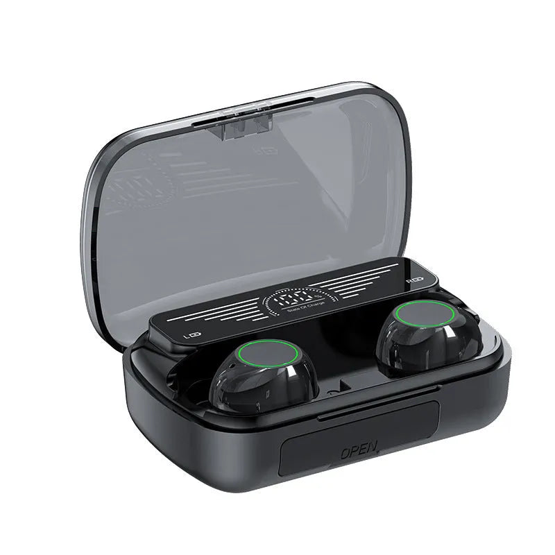 True wireless stereo sports earbuds with touch controls and Bluetooth 5.3 connectivity.