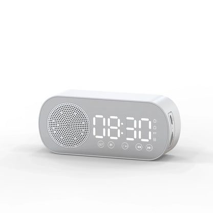 Multifunctional alarm clock with Bluetooth, FM radio, and USB charging features