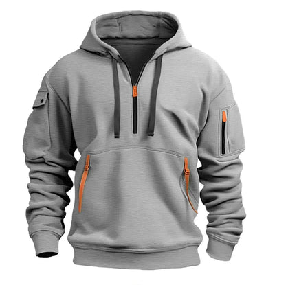 Stylish dropped shoulder hooded sweatshirt in multiple color options for men and women